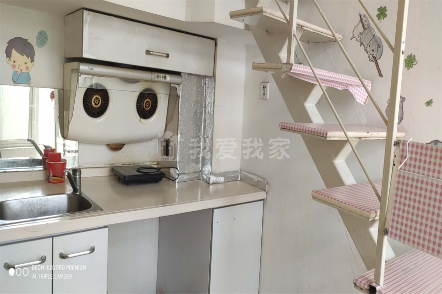 loft复式小公寓 适合俩人合租,家具家电齐全,出行方便